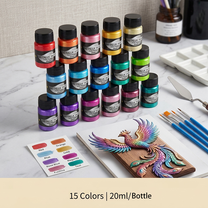 Soap Making Ingredients - Mica Powder 15 Colors - 20g/Bottle
