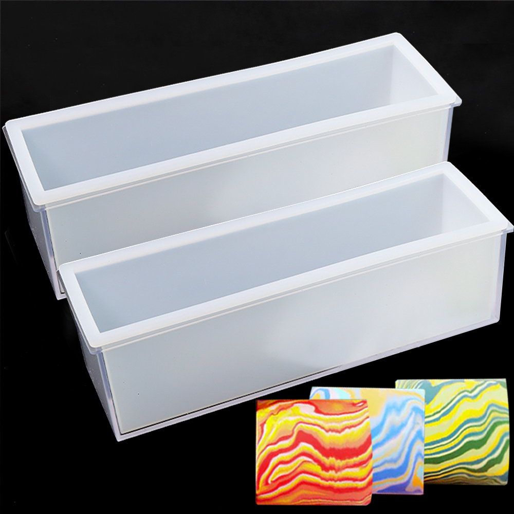Soap Making Book - 1.2l Rectangle Transparency Plastic Box Silicone
