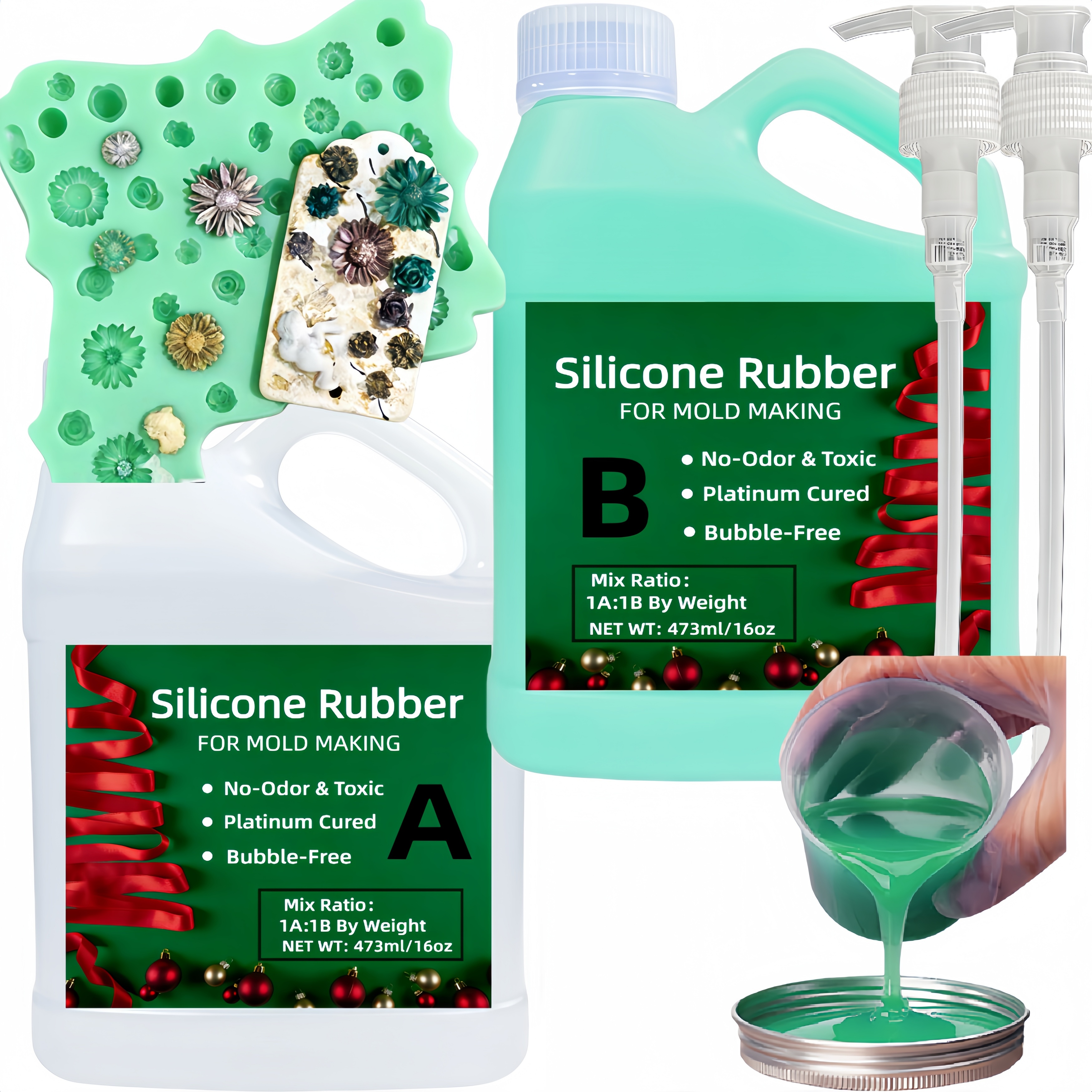 Soap Making Ingredients - Platinum Cure Liquid Silicone Mold Making