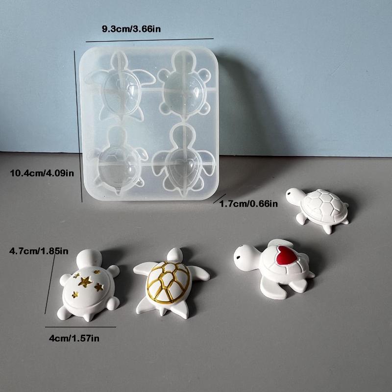 Soap Making Bar - Turtle Shape Silicone Mould Set, Creative