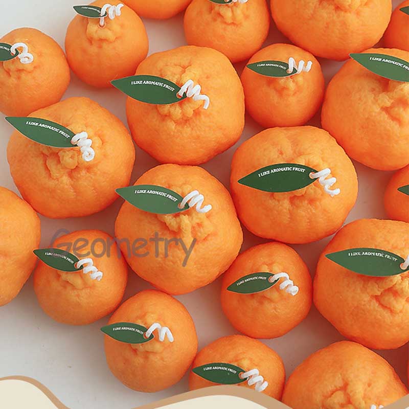 Soap Making Friends - Large Orange Silicone Mold for Candle