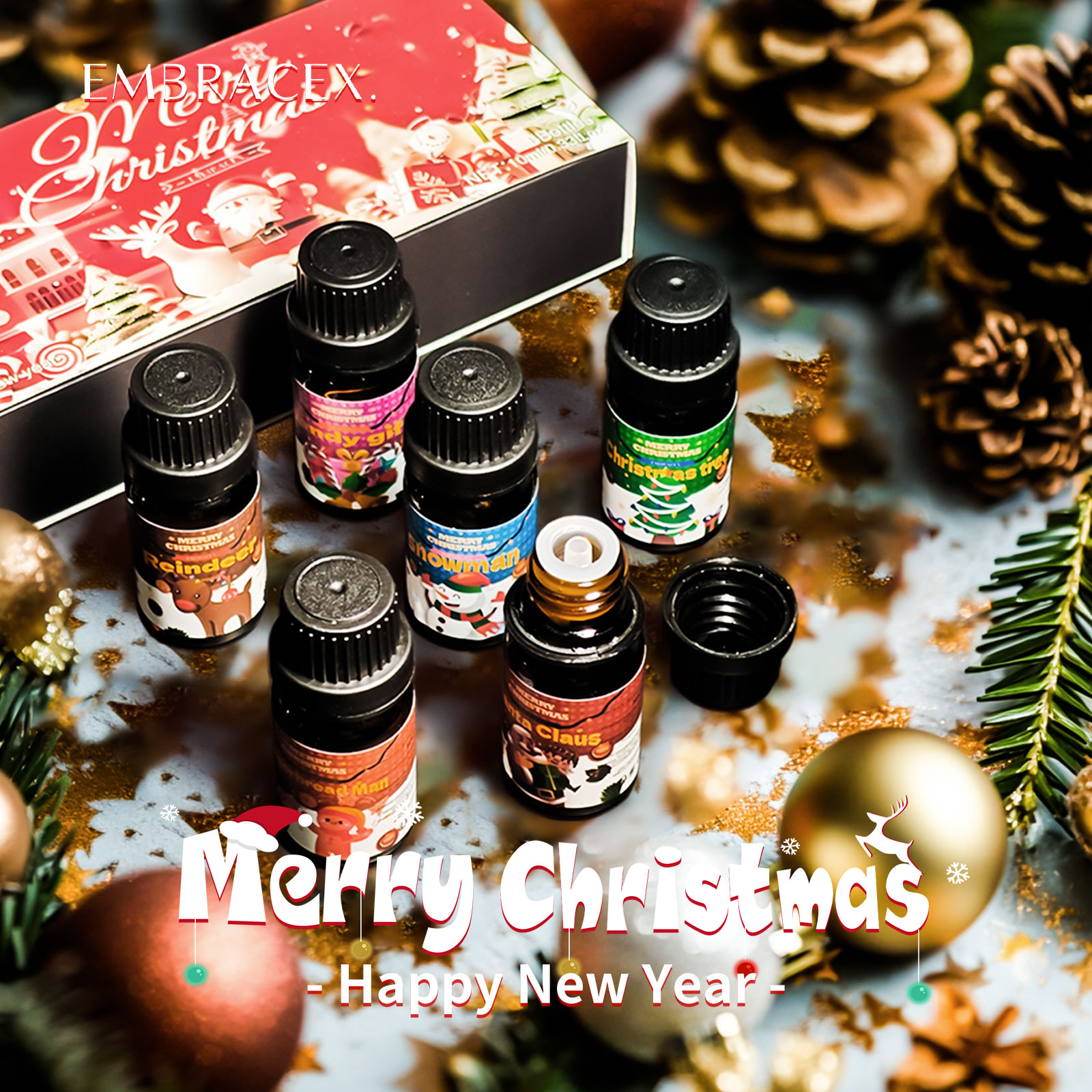 Soap Making Friends - 6PC/1PC 10ML Merry Christmas Essential oil