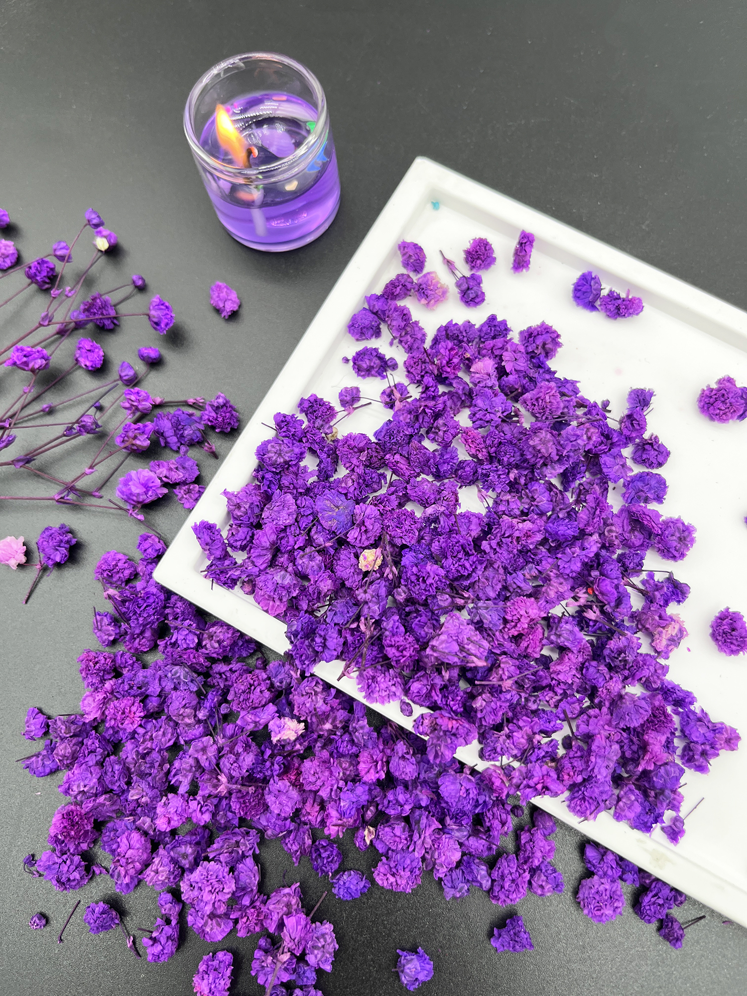 Soap Making Book - 1 Box artificial Flower for Crafts-3D