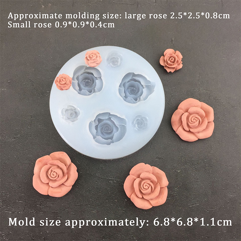 3D Rose Flower Shape Leaf Sili - đánh giá và giá Soap Making Tutorial