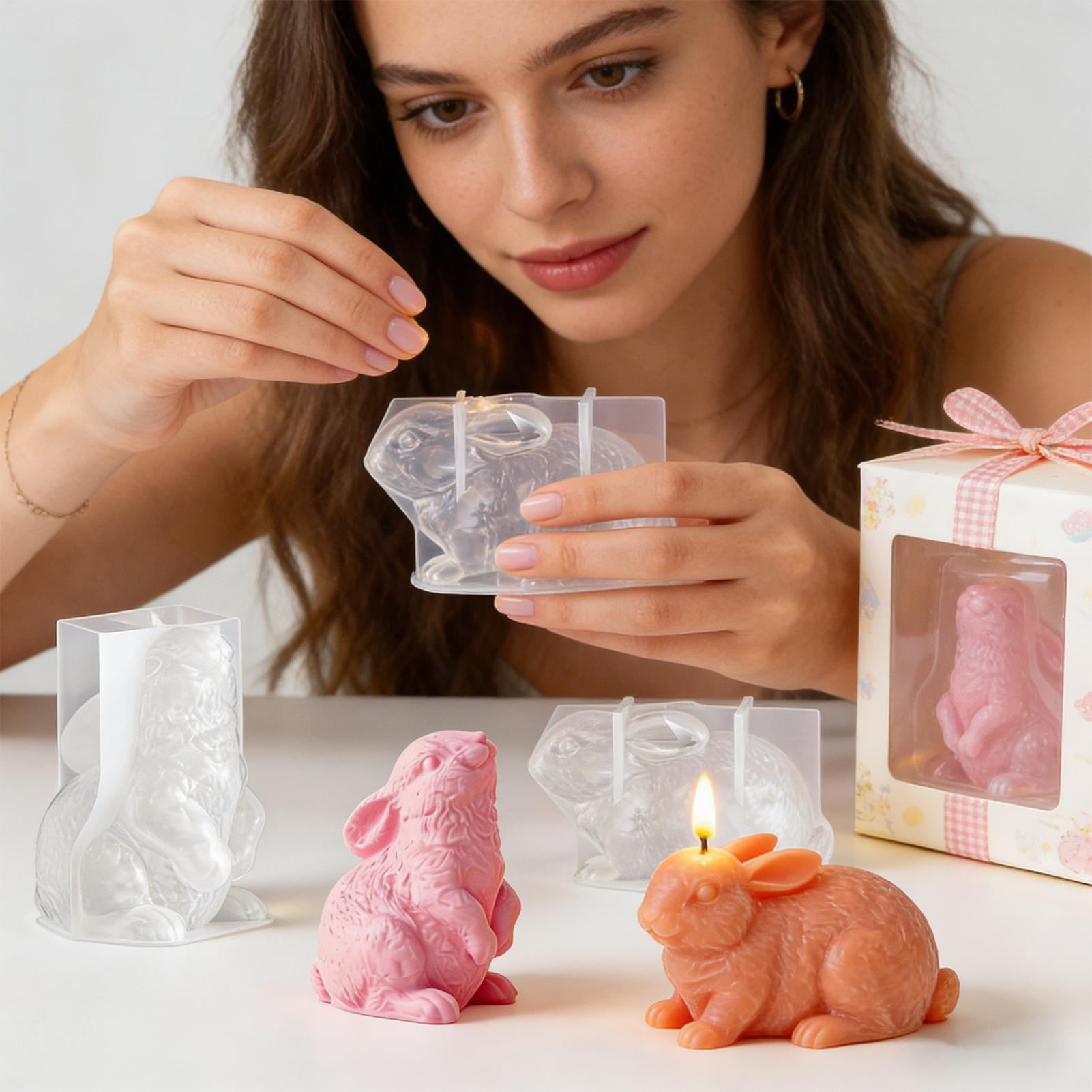 Bunny Silicone Mold 3D Craftin - đánh giá và giá Soap Making Friends