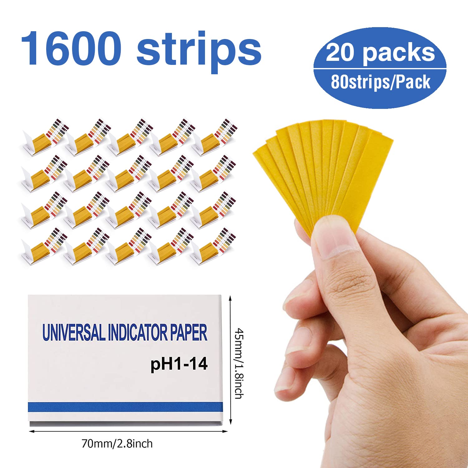 pH Test Strips 1600 Strips Ful - đánh giá và giá Soap Making Book