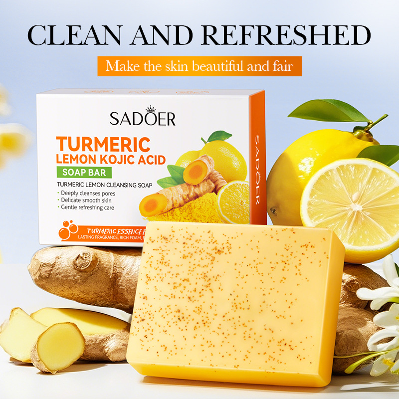 100g Turmeric Lemon Cleansing  - đánh giá và giá Soap Making Ingredients