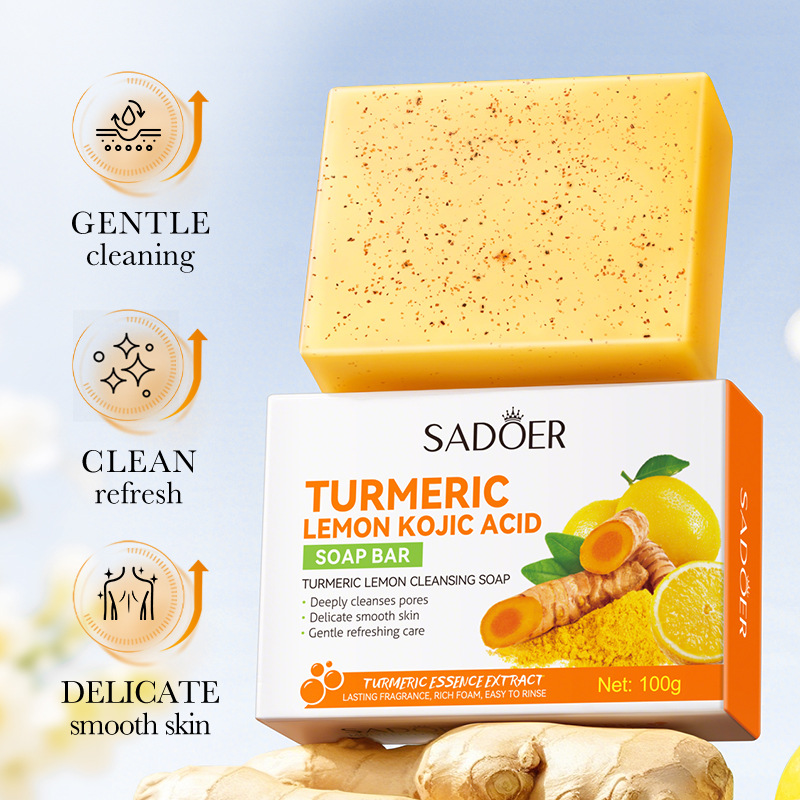 100g Turmeric Lemon Cleansing  - đánh giá và giá Soap Making Ingredients