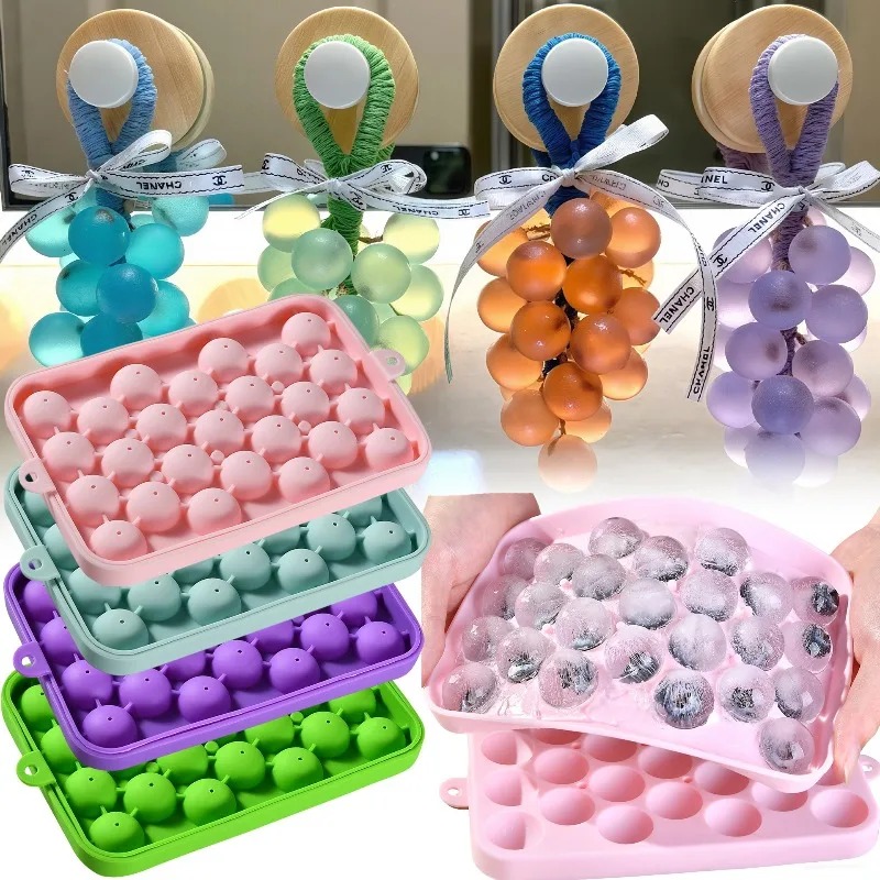 Silicone Soap Molds Grape Ball - đánh giá và giá Soap Making Book