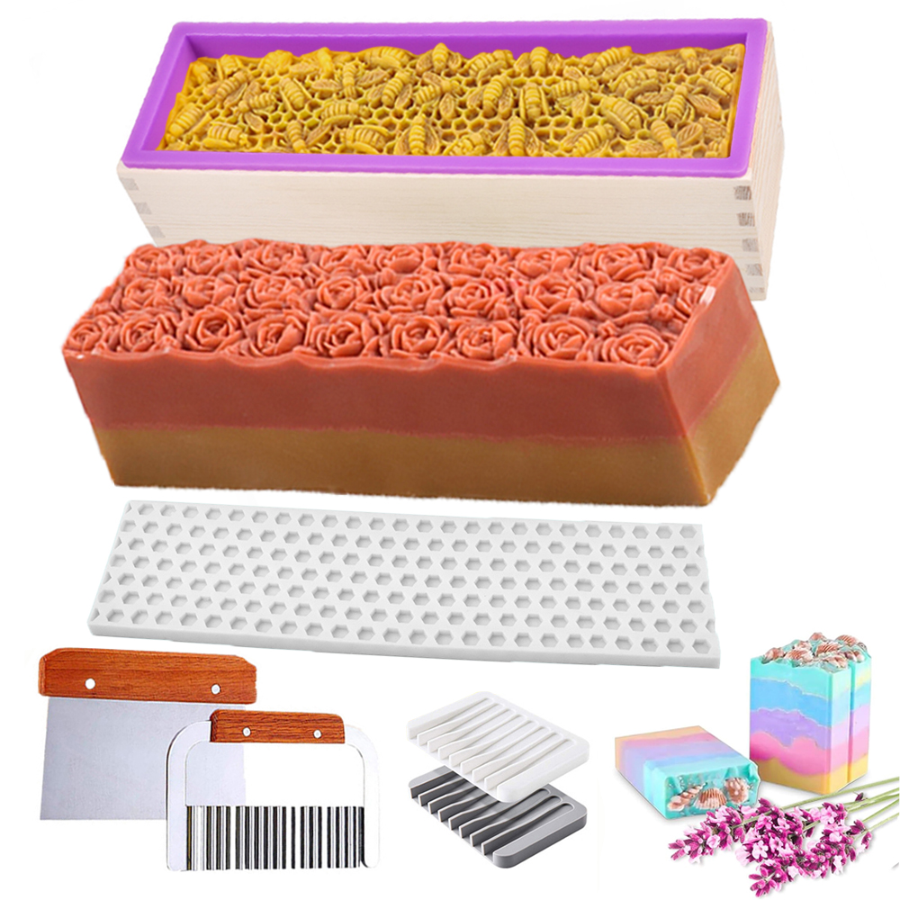 1.2L Wooden Box Soap Mold Maki - đánh giá và giá Soap Making Book