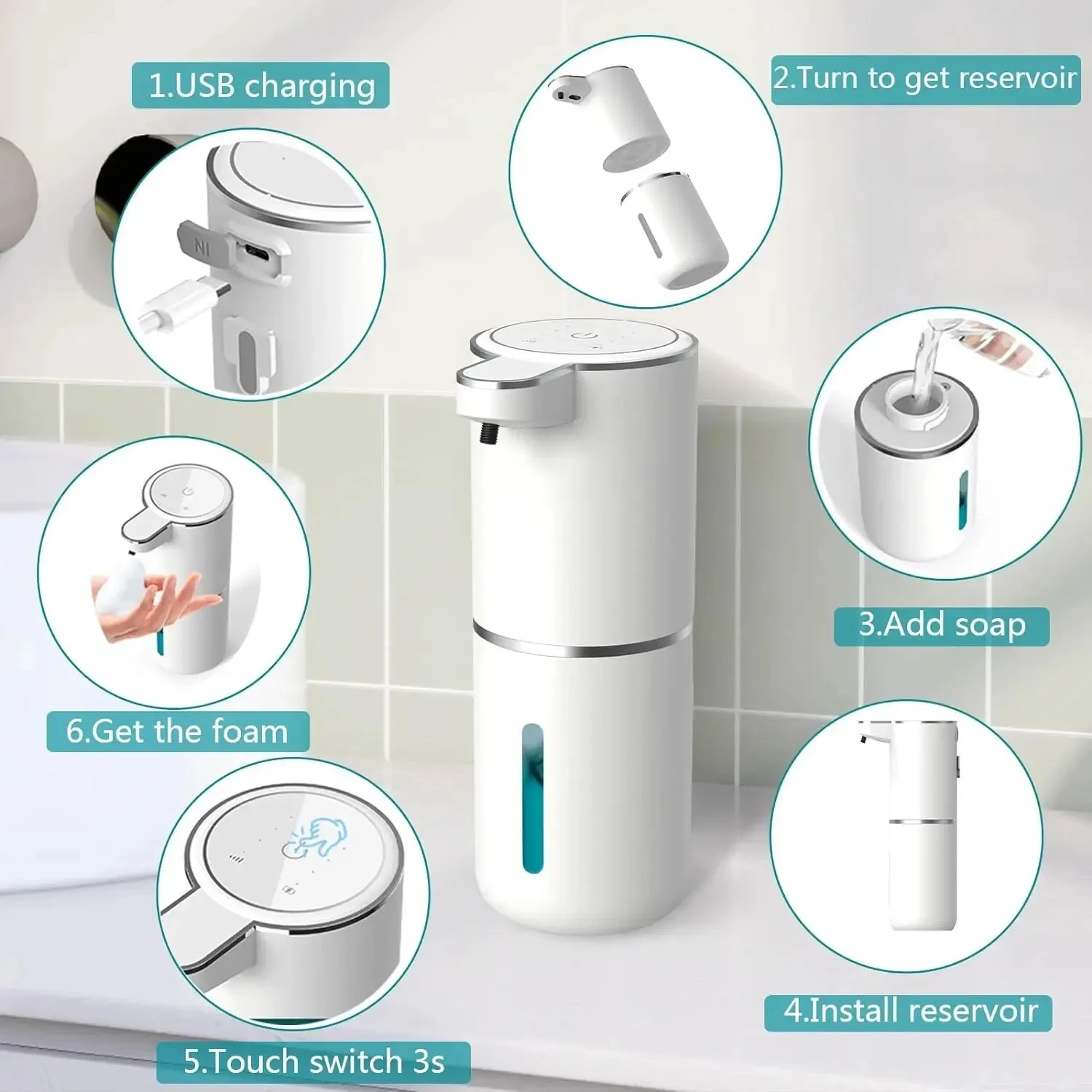 4-Level Adjustable Foam Touchl - đánh giá và giá Soap Making Machine
