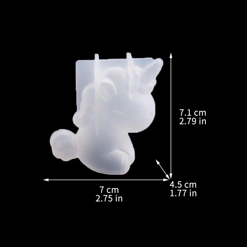3D Geometric Silicone Unicorn  - đánh giá và giá Soap Making Bar