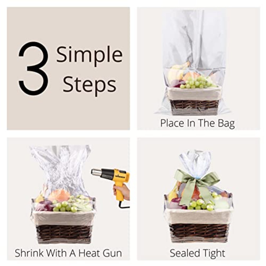 Shrink Wrap Basket Bags For Gi - đánh giá và giá Shrink Wrap Pvc