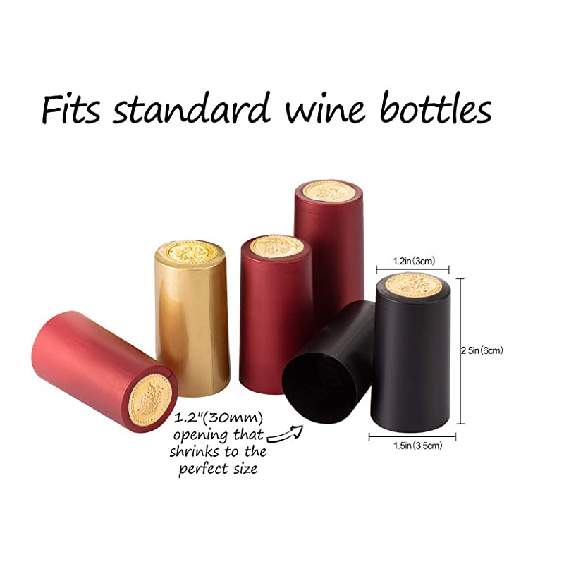 PVC Heat Shrink Capsules Wine  - đánh giá và giá Shrink Wrap Pvc