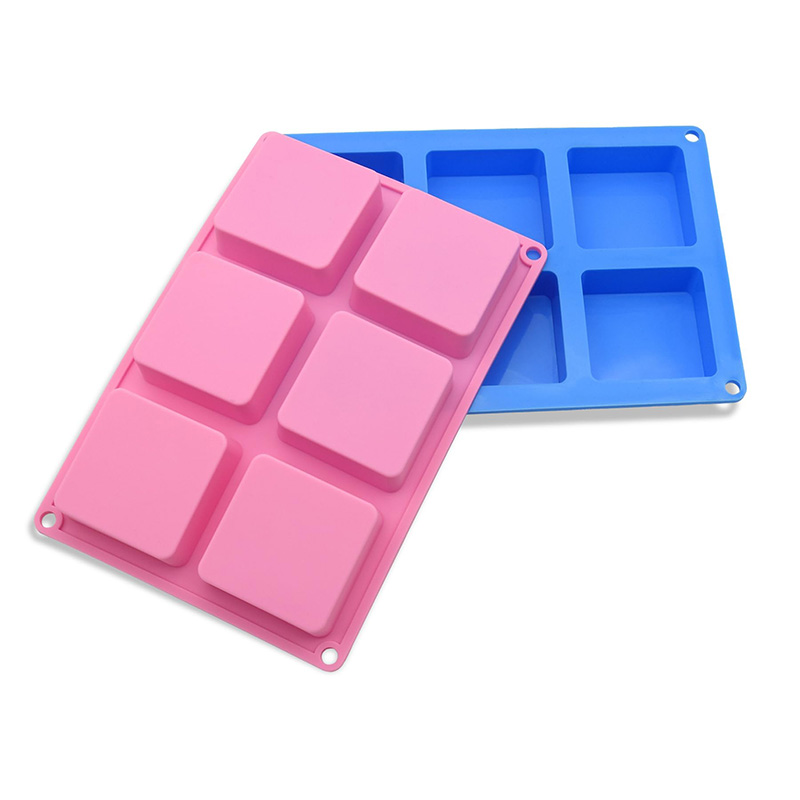 Square Soap Molds 6-Cavity Non - đánh giá và giá Soap Making Bar