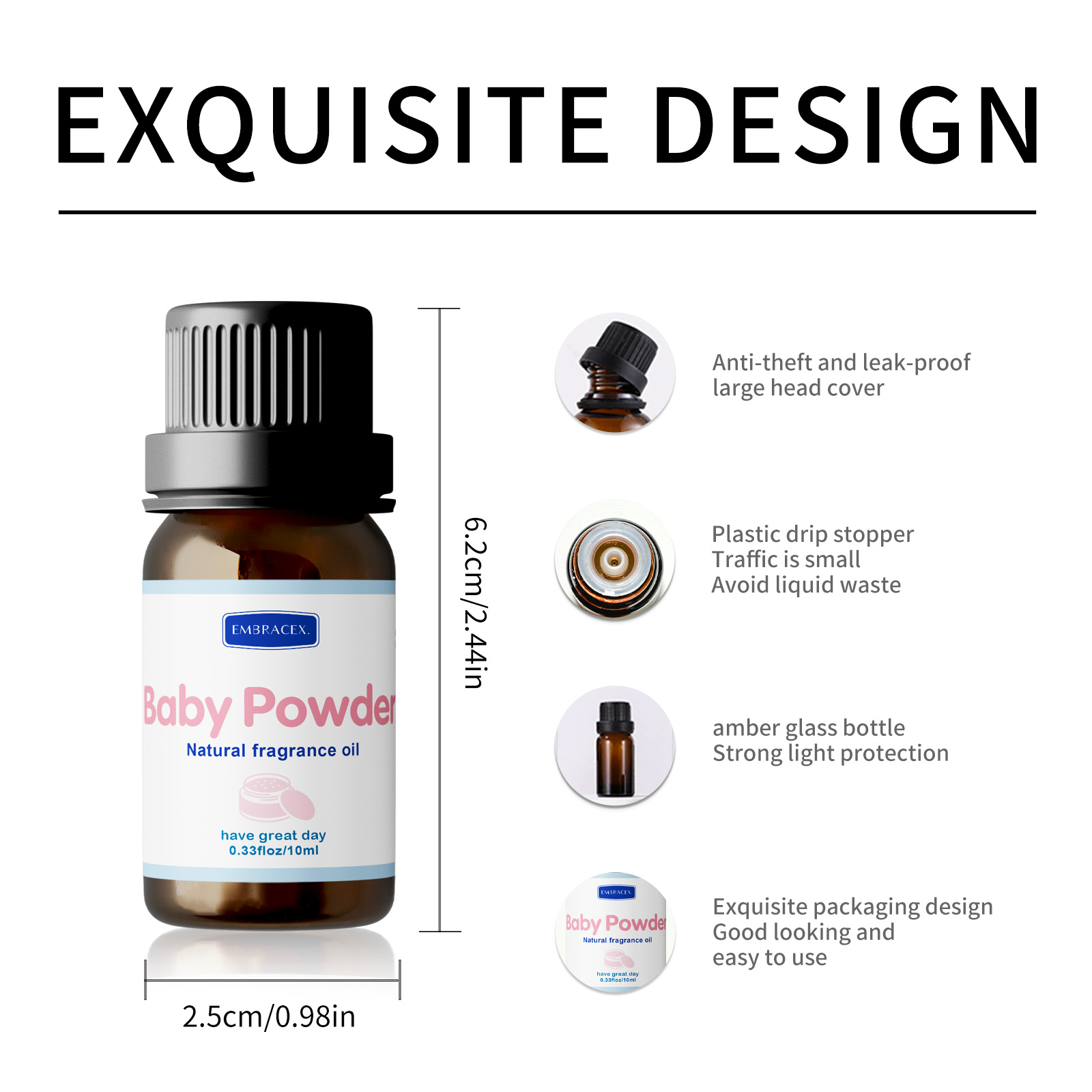 10ml Baby Powder Essential Oil - đánh giá và giá Soap Making Friends