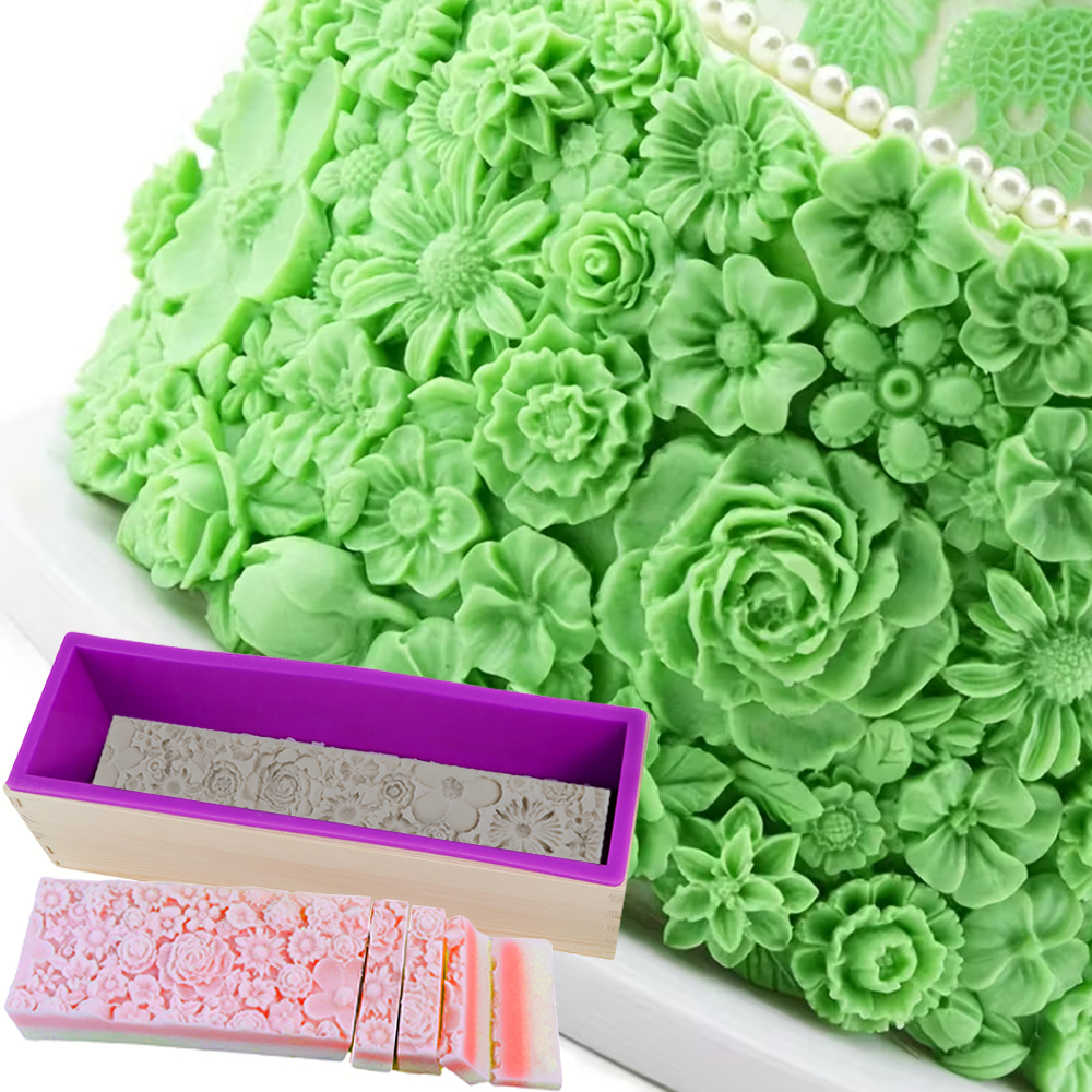 Silicone Wooden Box Soap Mold  - đánh giá và giá Soap Making Book