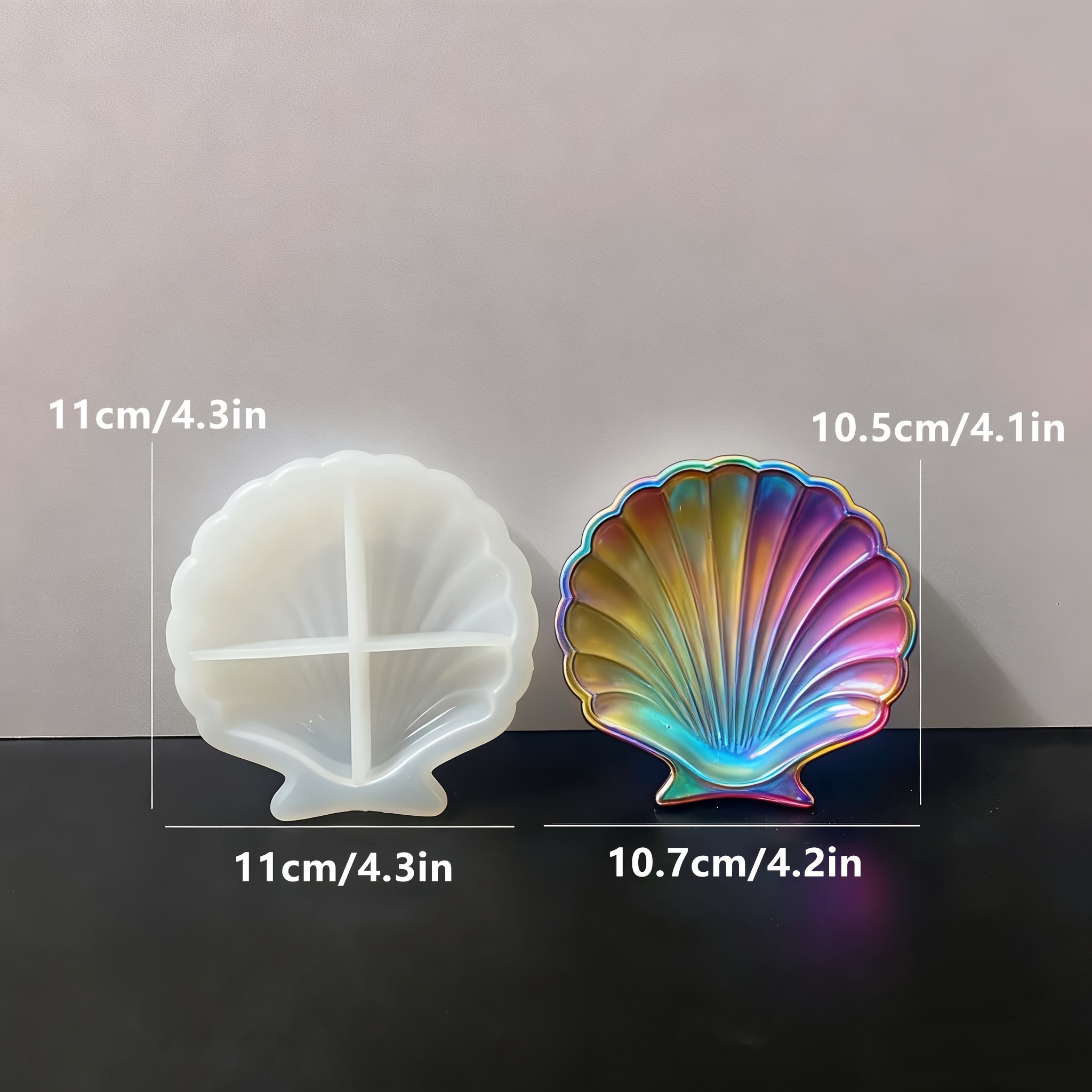 1 piece of silicone shell resi - đánh giá và giá Soap Making Bar