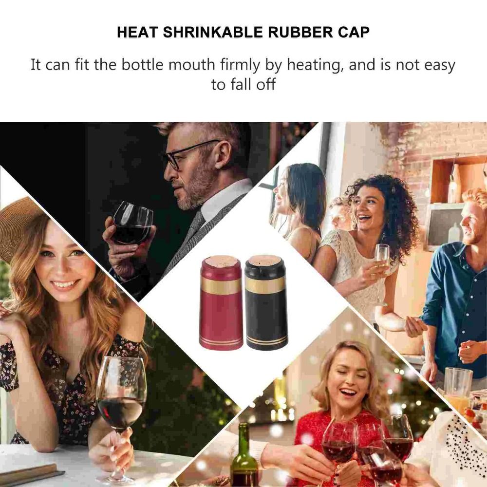 100Pcs PVC Wine Heat Shrinkabl - đánh giá và giá Shrink Wrap Pvc