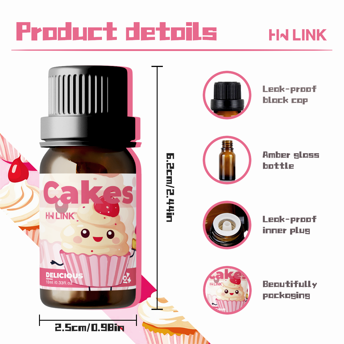 10ml Cakes Essential Oils Perf - đánh giá và giá Soap Making Ingredients