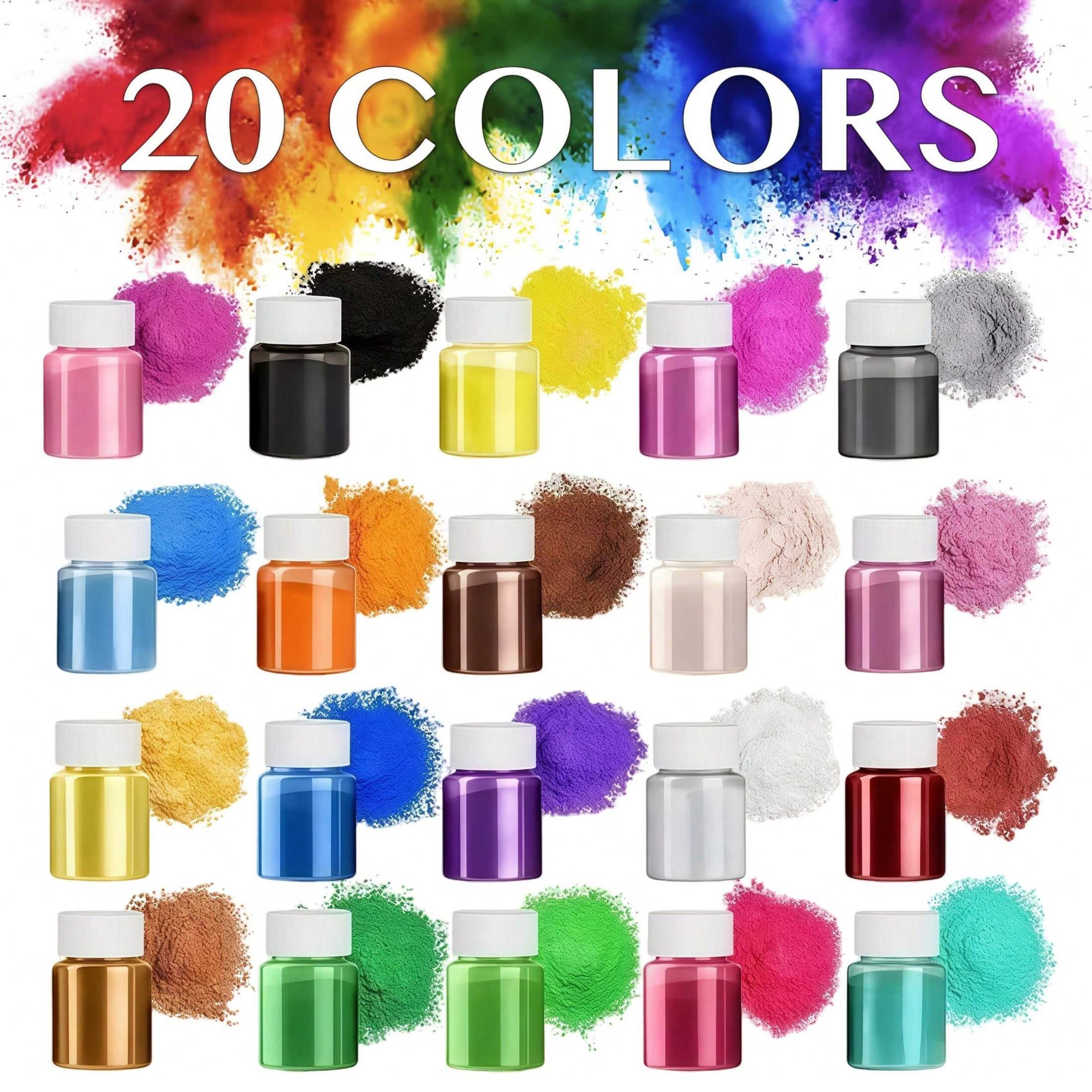 20 Colors, 20ml Pack, Epoxy Re - đánh giá và giá Soap Making Book