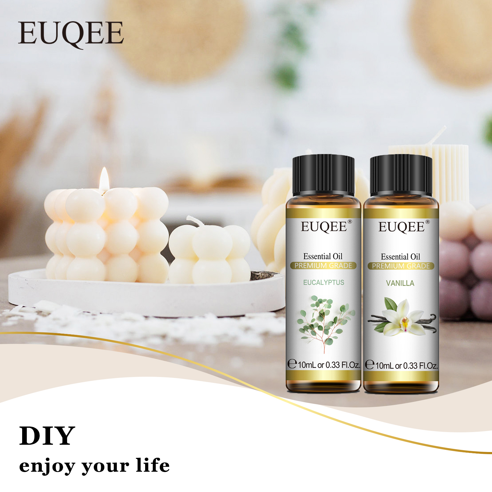 EUQEE 10ML Natural Essential O - đánh giá và giá Soap Making Ingredients