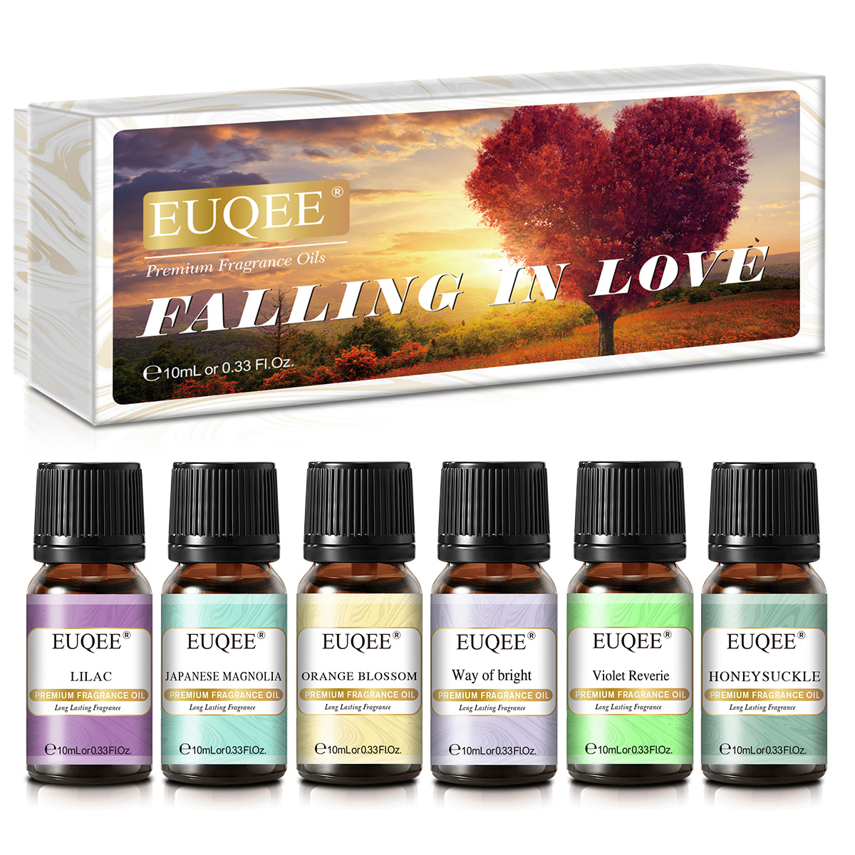 EUQEE 6pcs Fragrance Oils Set  - đánh giá và giá Soap Making Ingredients