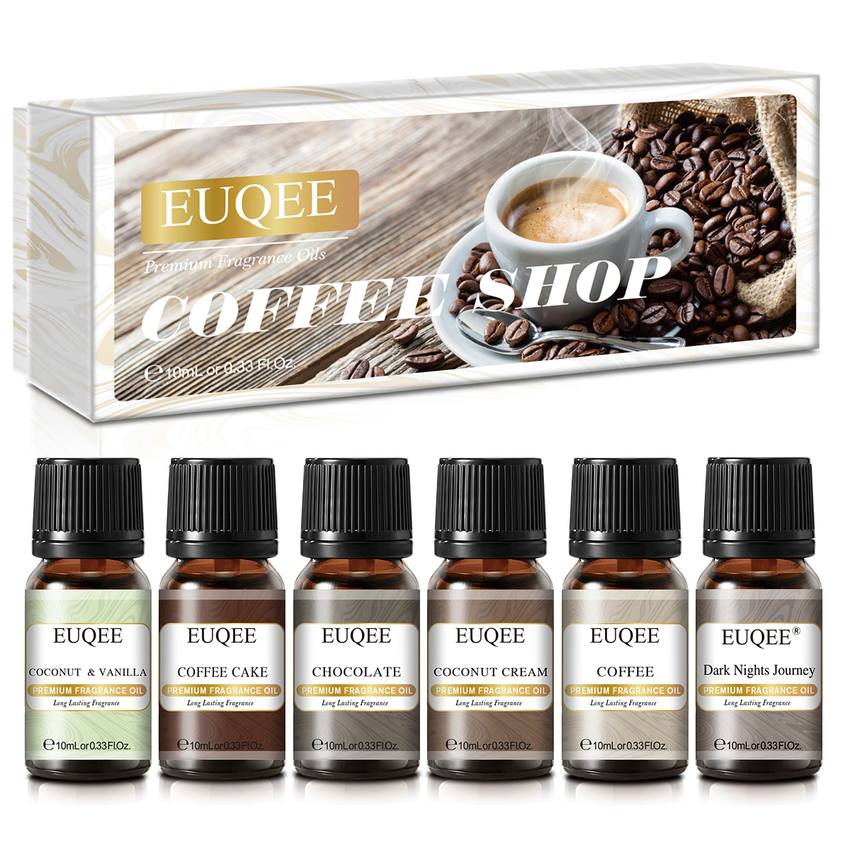 EUQEE 6pcs Fragrance Oils Set  - đánh giá và giá Soap Making Ingredients