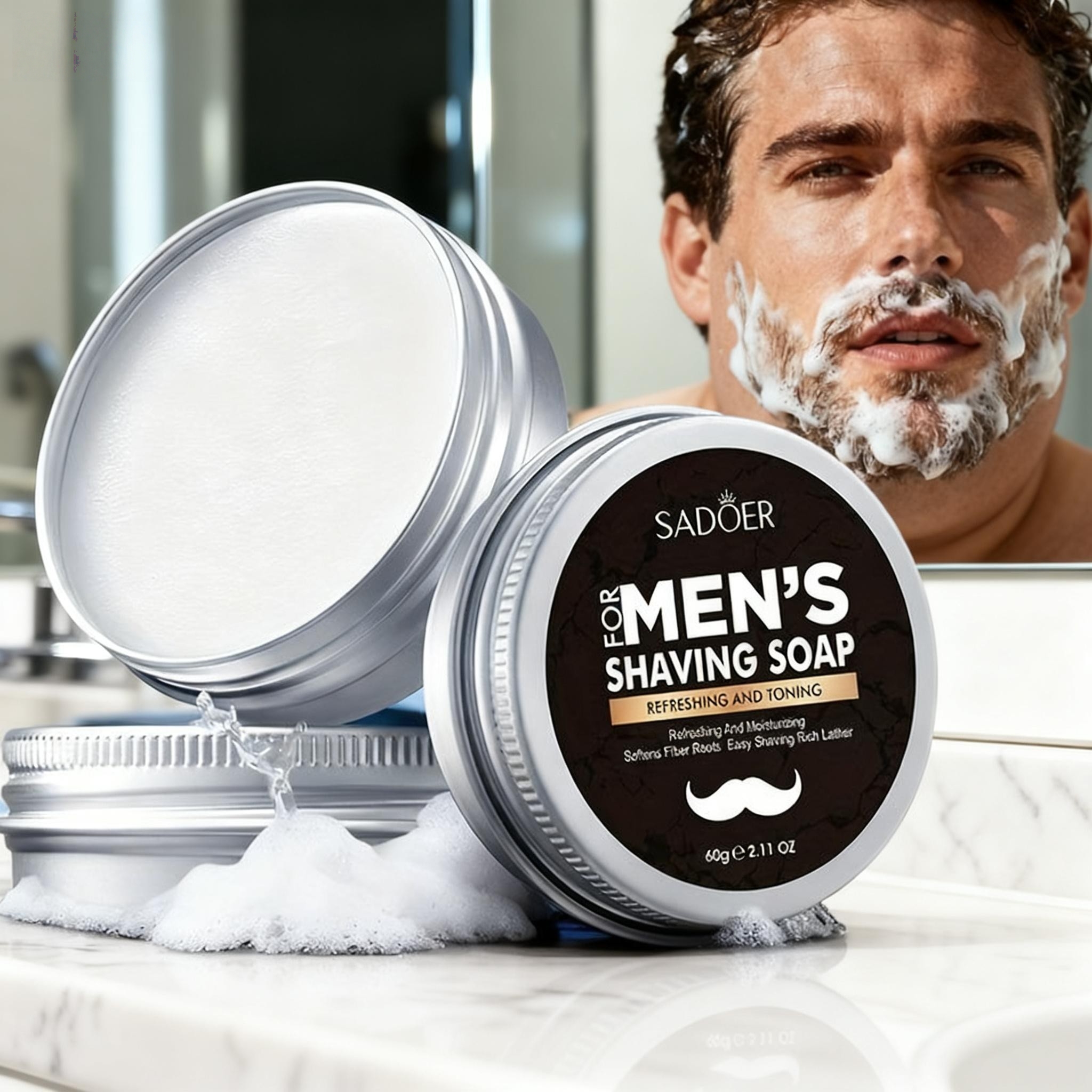 Men's Shaving Soap, Containing - đánh giá và giá Soap Making Ingredients