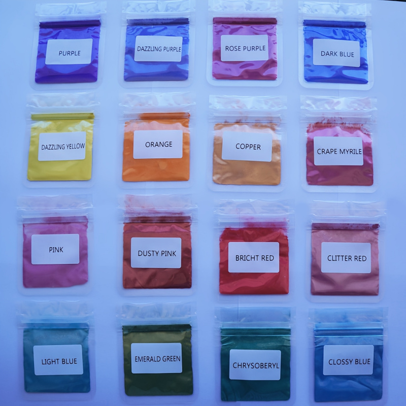 16Color Mica Powder Set，Per Pa - đánh giá và giá Soap Making Ingredients