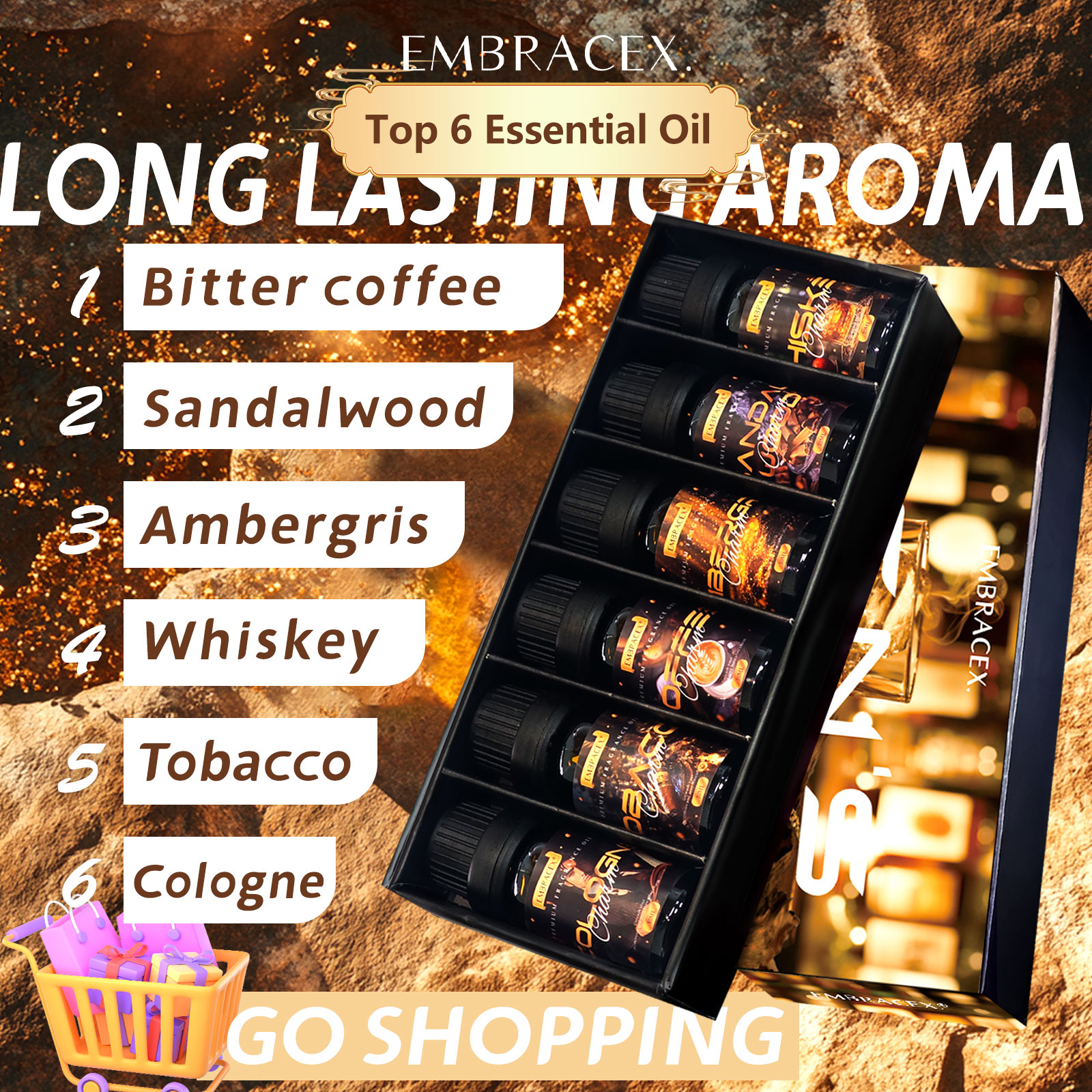 6PC/1PC 10ML Men's Essential o - đánh giá và giá Soap Making Friends