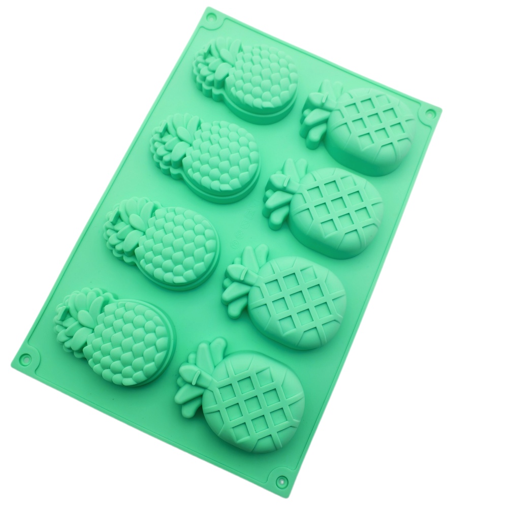 Pineapple Shape Silicone Cake  - đánh giá và giá Soap Making Tutorial