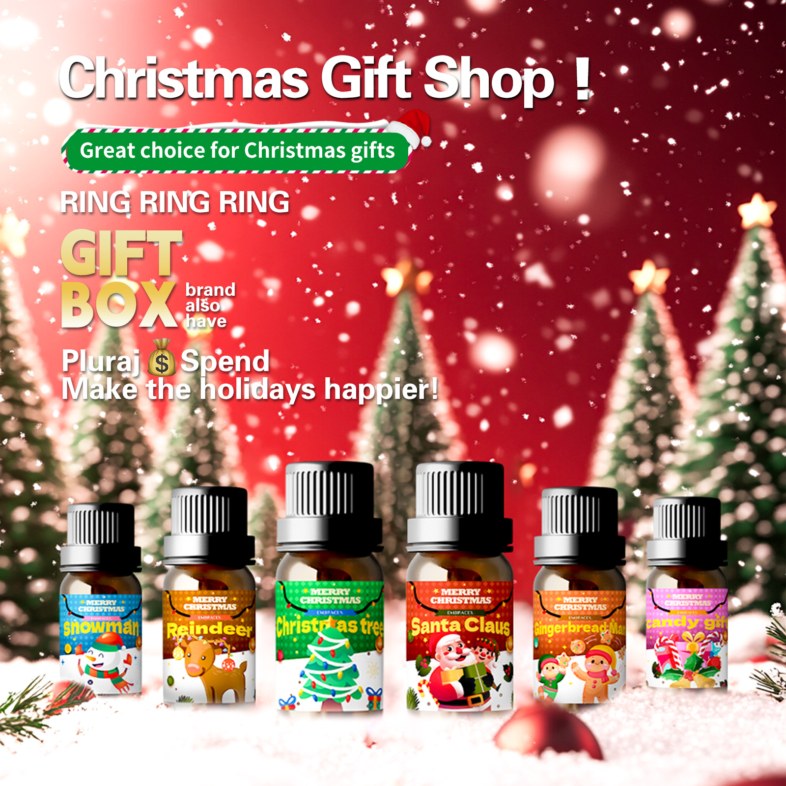 6PC/1PC 10ML Merry Christmas E - đánh giá và giá Soap Making Friends