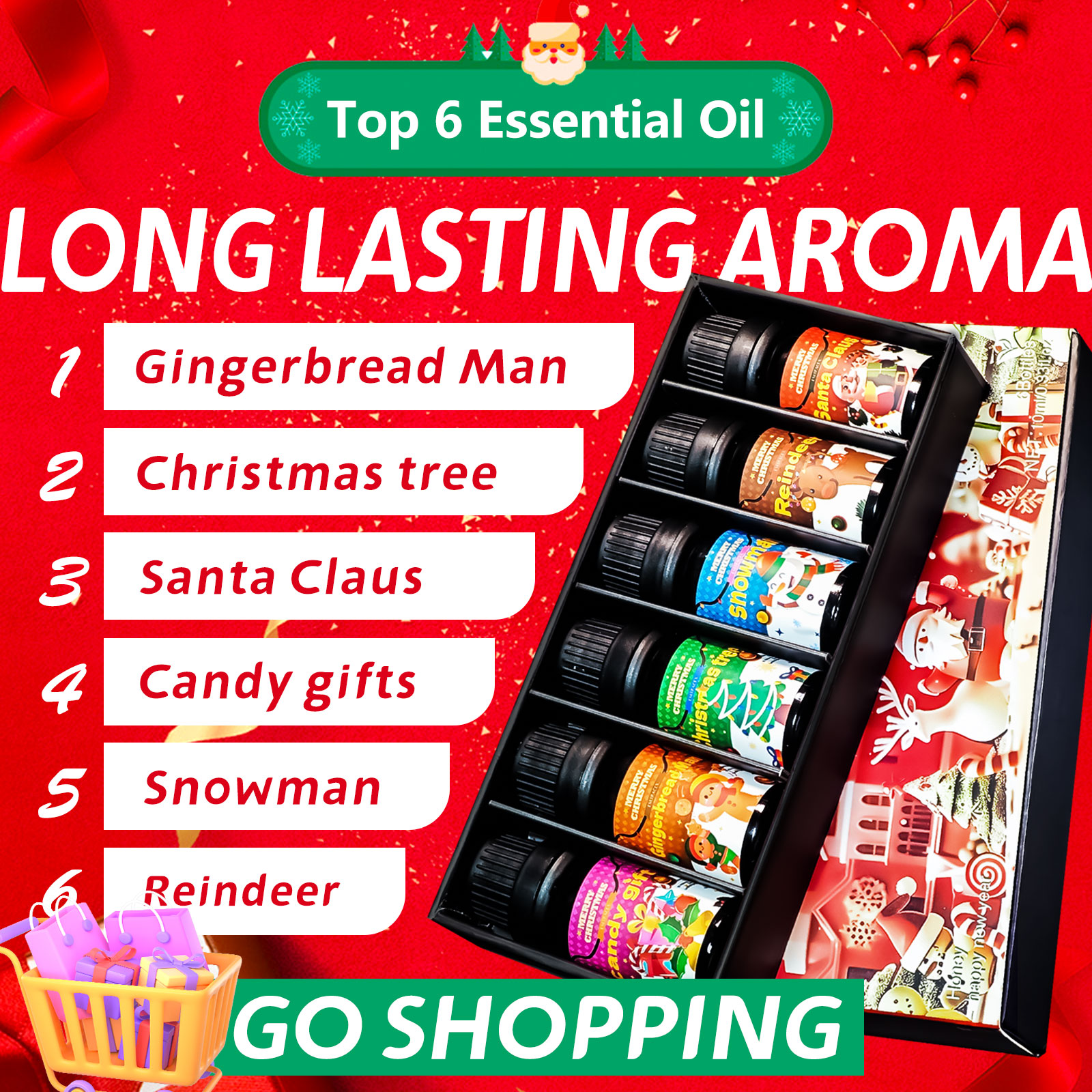 6PC/1PC 10ML Merry Christmas E - đánh giá và giá Soap Making Friends