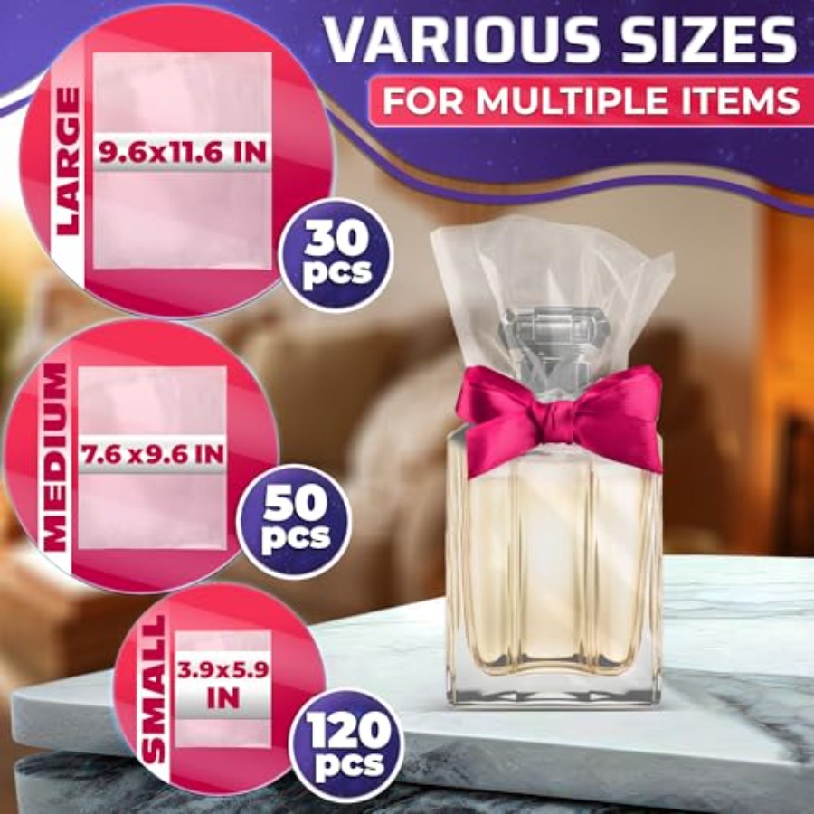 200 Pcs Heat Shrink Wrap Bags  - đánh giá và giá Shrink Wrap Pvc