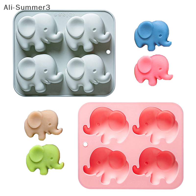 4-hole Baby Elephant Silicone  - đánh giá và giá Soap Making Bar
