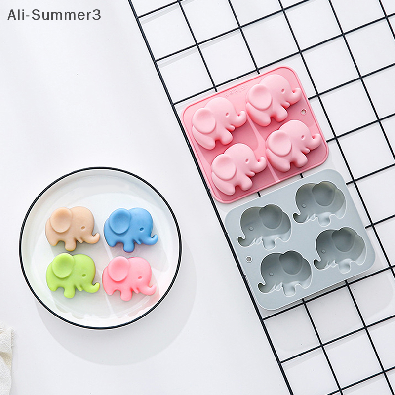 4-hole Baby Elephant Silicone  - đánh giá và giá Soap Making Bar