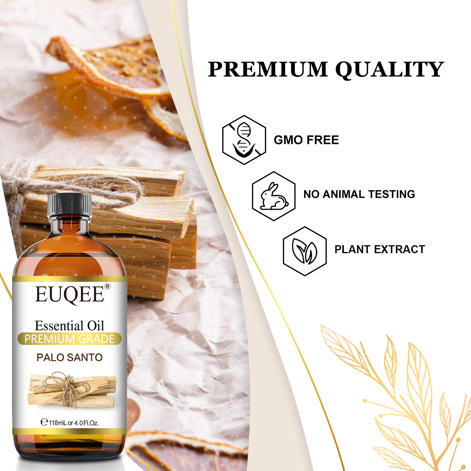 EUQEE 118ml Essential Oil Palo - đánh giá và giá Soap Making Ingredients