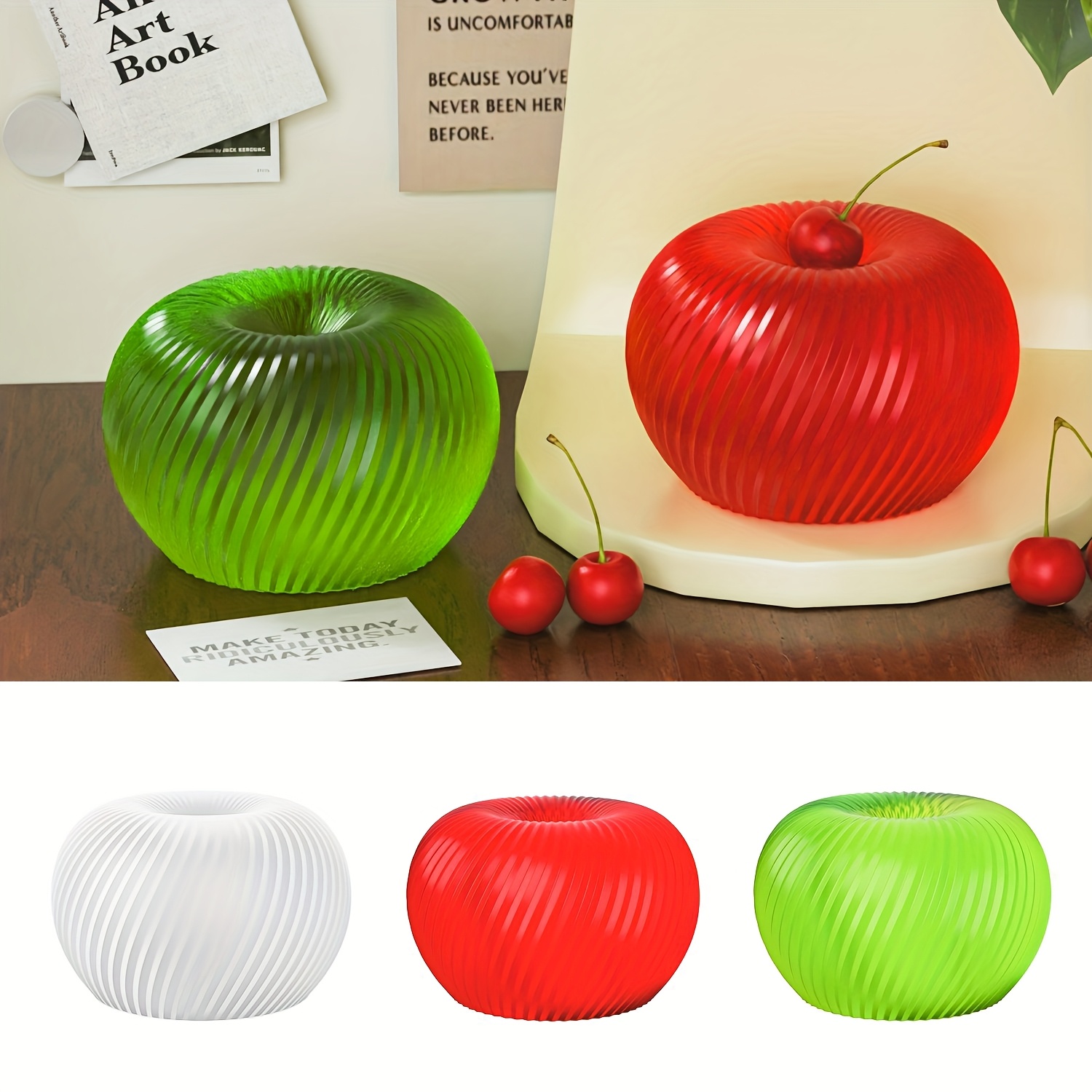 A trendy red apple silicone mo - đánh giá và giá Soap Making Bar