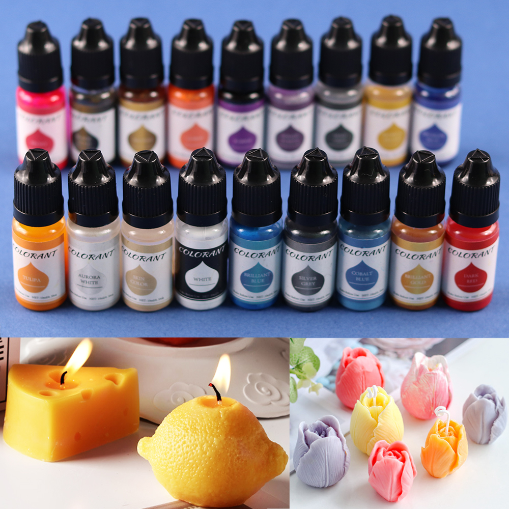 24 Color 10ml Candle Soap Pigm - đánh giá và giá Soap Making Ingredients