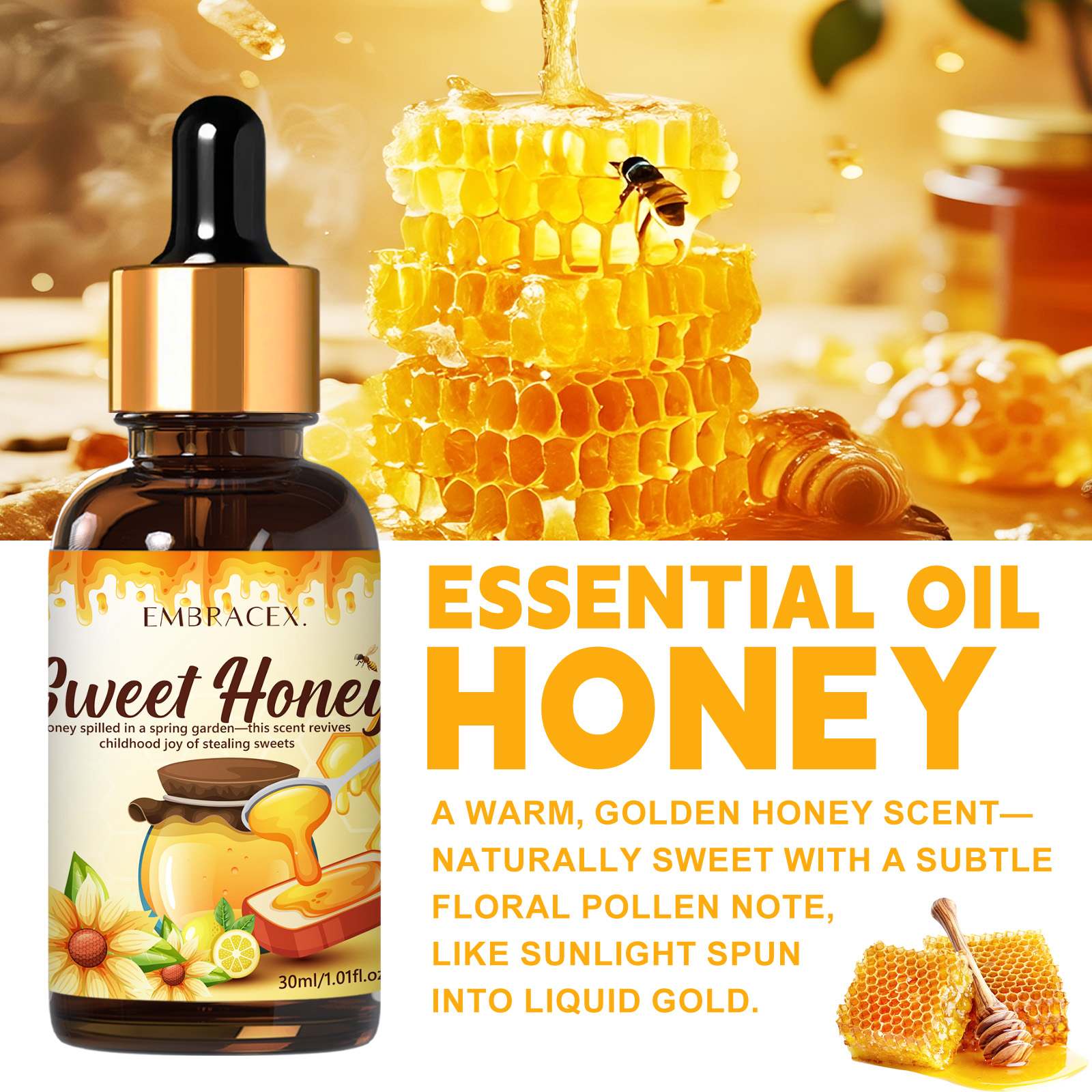30ml Honey Essential Oil Food  - đánh giá và giá Soap Making Friends