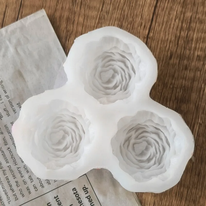 Peony Flower Candle Silicone M - đánh giá và giá Soap Making Bar